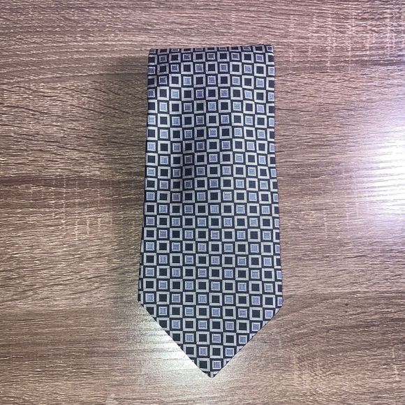 Mens City of London By Ferrell Reed Linen Tie Made in Italy - Picture 1 of 7